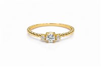 Ringe Idee Preziose dal 1987 Dame in Gelbgold Zircone IP.AK18G/67